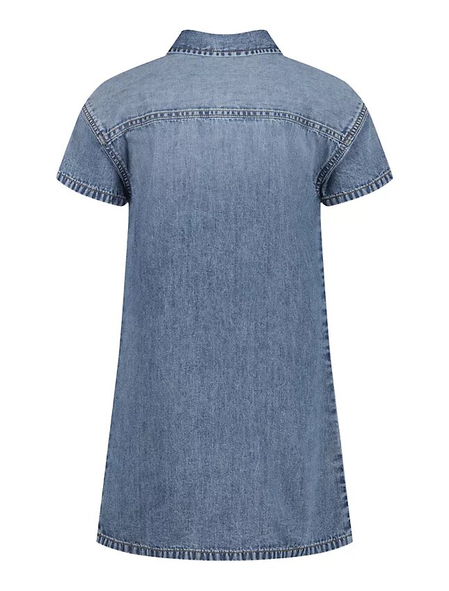 Vestido de camisa em Denim para meninas Vestido de camisa em Denim para meninas