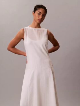 Vestido Maxi em Voile