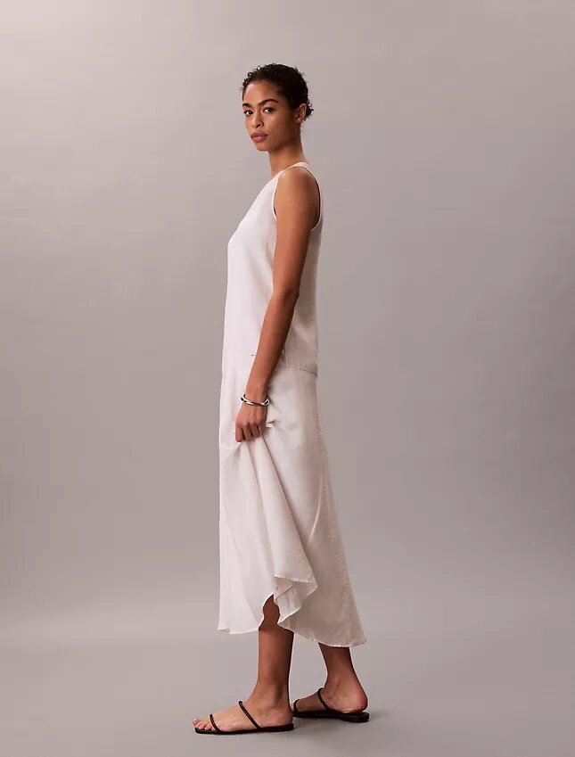 Vestido Maxi em Voile Vestido Maxi em Voile