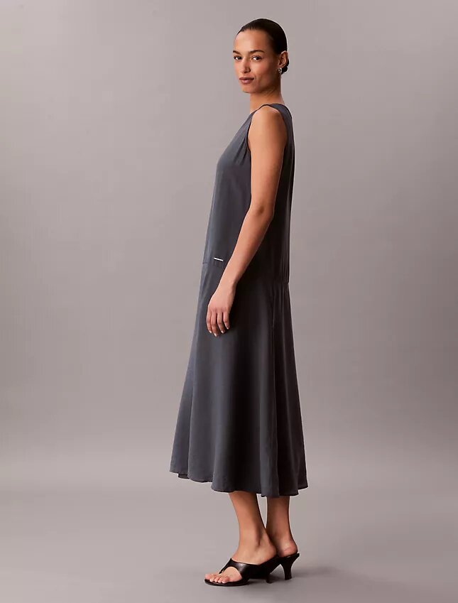 Vestido Maxi em Voile Vestido Maxi em Voile