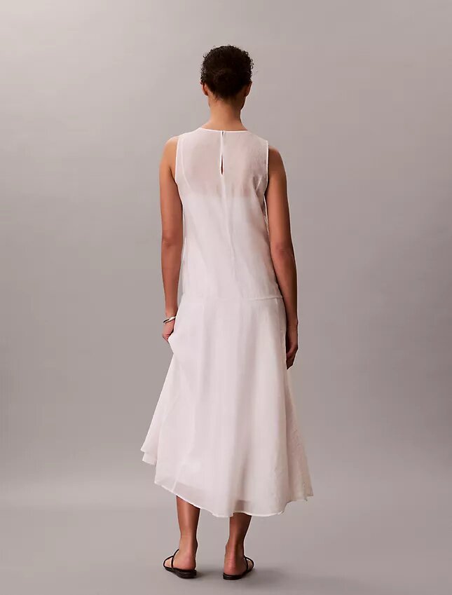 Vestido Maxi em Voile Vestido Maxi em Voile