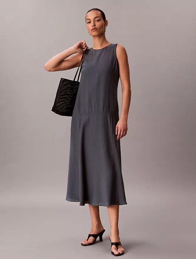 Vestido Maxi em Voile Vestido Maxi em Voile