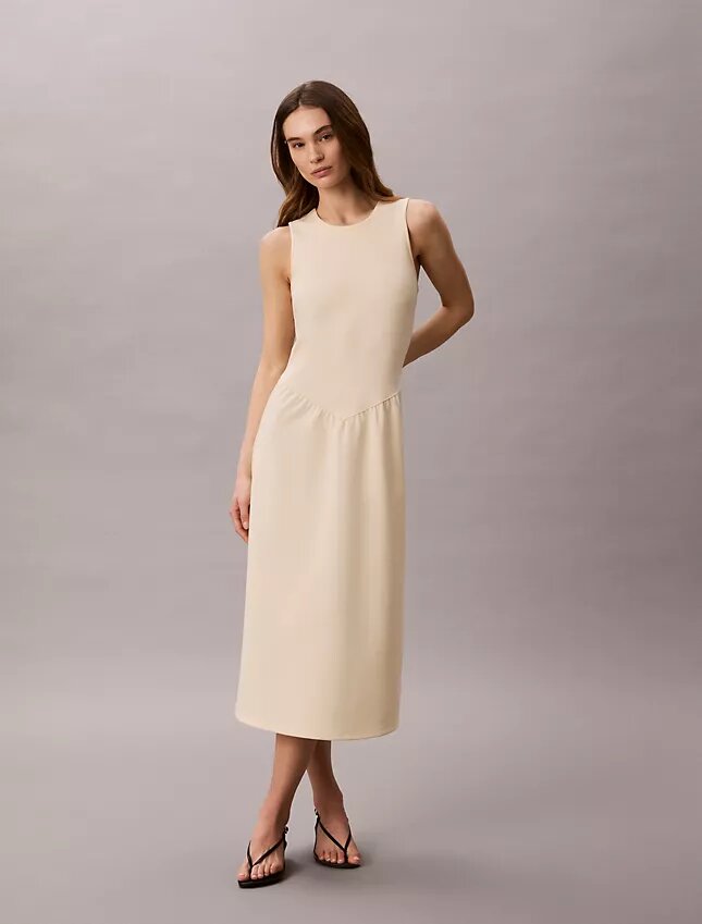 Vestido Midi A-Line Vestido Midi A-Line