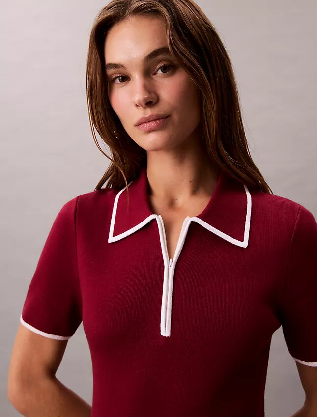 Vestido Midi com Detalhes em Blocos de Cor Vestido Midi com Detalhes em Blocos de Cor