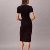 Vestido Midi com Detalhes em Blocos de Cor Vestido Midi com Detalhes em Blocos de Cor