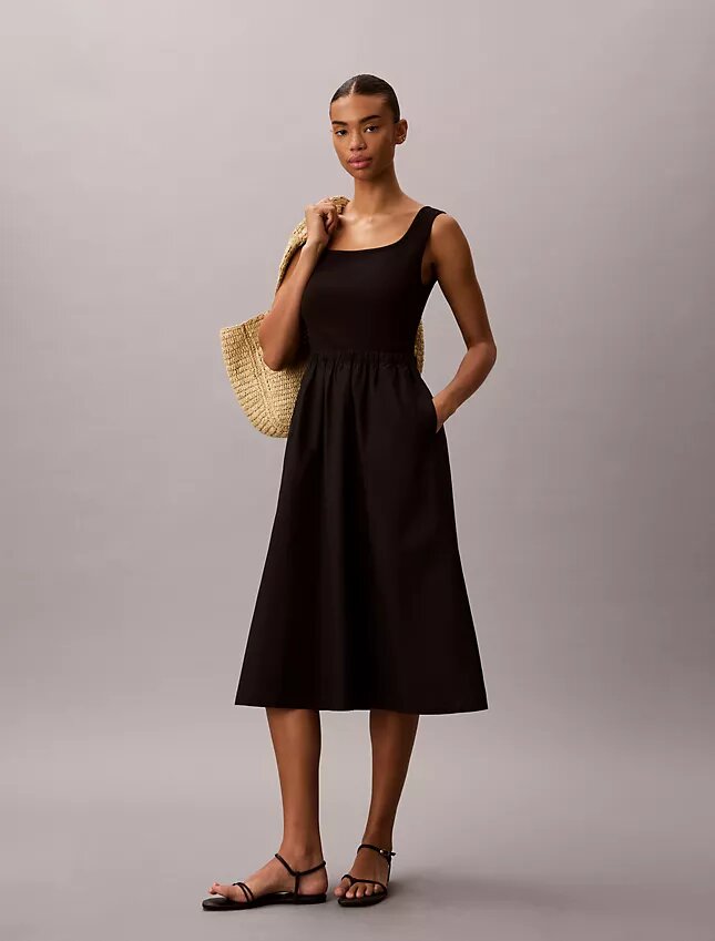 Vestido Midi com Franzido Vestido Midi com Franzido