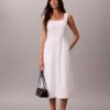 Vestido Midi com Franzido Vestido Midi com Franzido