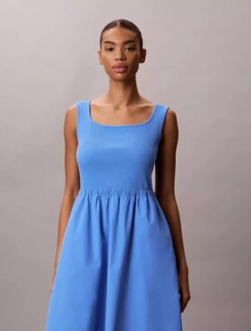 Vestido Midi com Franzido