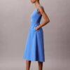 Vestido Midi com Franzido