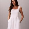 Vestido Midi com Franzido Vestido Midi com Franzido