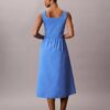 Vestido Midi com Franzido