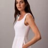Vestido Midi com Franzido Vestido Midi com Franzido