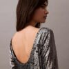 Vestido Midi com Lantejoulas Vestido Midi com Lantejoulas