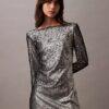 Vestido Midi com Lantejoulas Vestido Midi com Lantejoulas