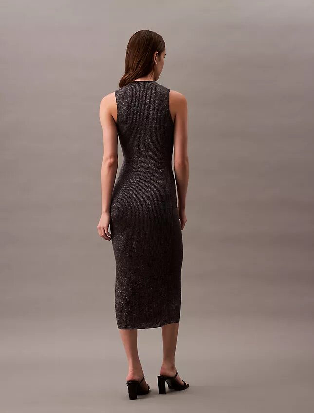 Vestido Midi com Lurex Vestido Midi com Lurex