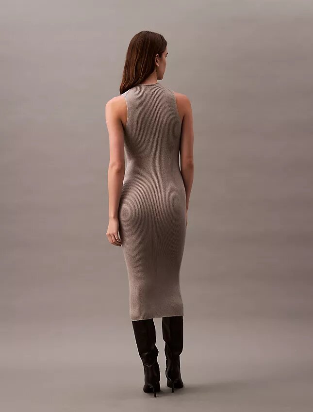 Vestido Midi com Lurex Vestido Midi com Lurex