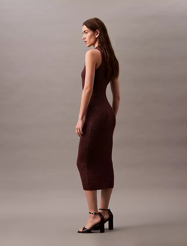 Vestido Midi com Lurex Vestido Midi com Lurex