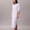 Vestido Midi Contorno Slim Vestido Midi Contorno Slim