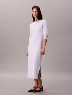 Vestido Midi Contorno Slim