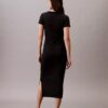 Vestido Midi de Algodão Refinado