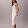 Vestido Midi de Algodão Suave Vestido Midi de Algodão Suave