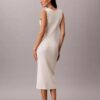 Vestido Midi de Algodão Suave Vestido Midi de Algodão Suave