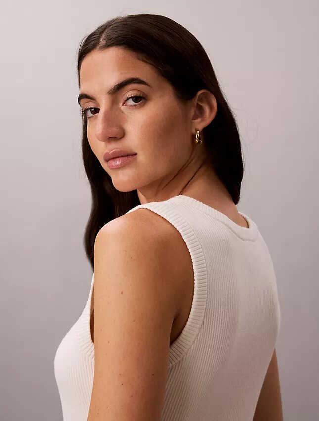 Vestido Midi de Algodão Suave Vestido Midi de Algodão Suave