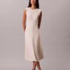 Vestido Midi de Malha Macia Vestido Midi de Malha Macia