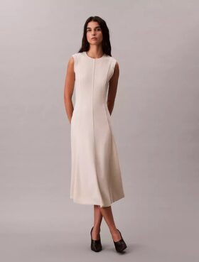 Vestido Midi de Malha Macia