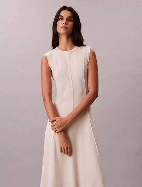 Vestido Midi de Malha Macia
