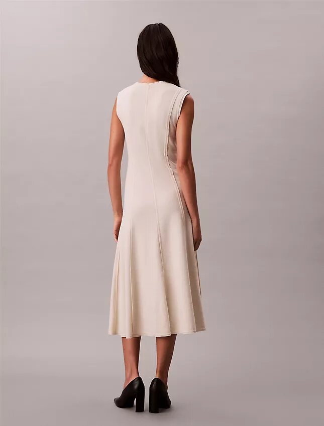 Vestido Midi de Malha Macia Vestido Midi de Malha Macia