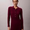 Vestido Midi em Algodão Liso com Canelado Vestido Midi em Algodão Liso com Canelado