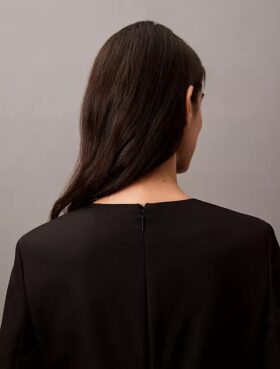 Vestido Midi em Crepe