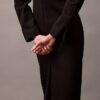 Vestido Midi em Crepe Vestido Midi em Crepe