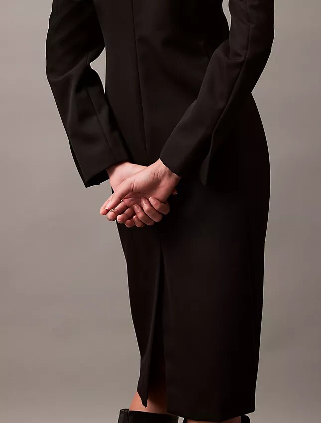 Vestido Midi em Crepe Vestido Midi em Crepe