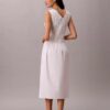 Vestido Midi em Popeline de Algodão