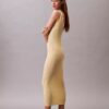 Vestido Midi em Viscoza Canelada Vestido Midi em Viscoza Canelada