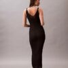 Vestido Midi em Viscoza Canelada Vestido Midi em Viscoza Canelada