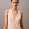 Vestido Midi Envolvente com Riscas Fluidas Vestido Midi Envolvente com Riscas Fluidas