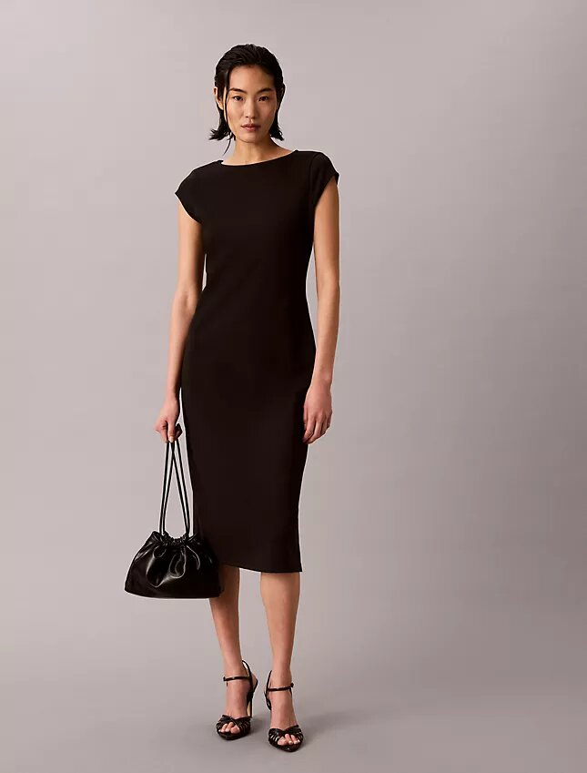 Vestido Midi Ponte Vestido Midi Ponte