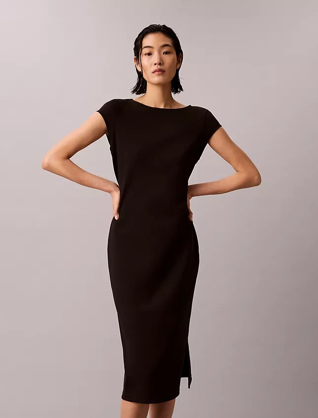 Vestido Midi Ponte Vestido Midi Ponte
