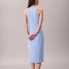 Vestido Midi Sem Mangas com Logótipo Calvin Klein Vestido Midi Sem Mangas com Logótipo Calvin Klein