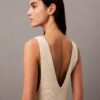 Vestido Midi Sem Mangas em Bouclé Vestido Midi Sem Mangas em Bouclé