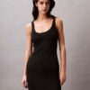 Vestido mini com ponto de malha Vestido mini com ponto de malha