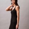 Vestido mini com ponto de malha Vestido mini com ponto de malha