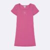 Vestido mini de t-shirt com Monogram para meninas Vestido mini de t-shirt com Monogram para meninas