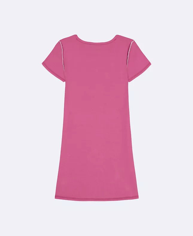 Vestido mini de t-shirt com Monogram para meninas Vestido mini de t-shirt com Monogram para meninas