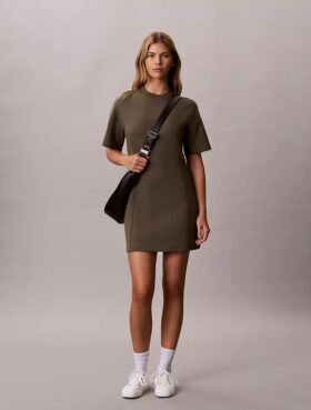 Vestido Mini-Moletom Monogram
