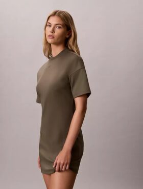Vestido Mini-Moletom Monogram