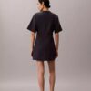 Vestido T-shirt com logótipo em malha interlock Vestido T-shirt com logótipo em malha interlock